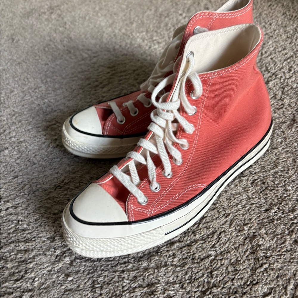 Converse Pink/orange/coral sneakers